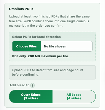 Omnibus workflow controls in Project Data